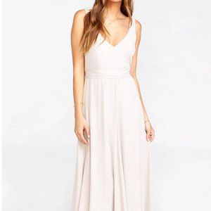 Show Me Your MuMu - Jenn Maxi Dress in Show Me the Ring Crisp